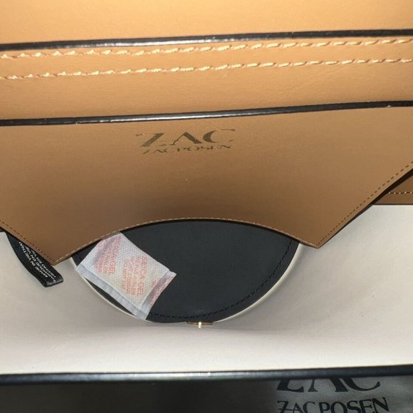 Zac Posen Belay Leather Crossbody, Multi-Black ,NWT - Picture 9 of 10